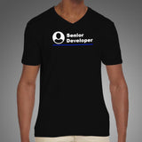 Senior Developer V Neck T-Shirt For Men Online