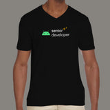 Senior Android Developer Men’s Profession V Neck T-Shirt India