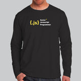 Senior Javascript Programmer Men’s Profession Full Sleeve T-Shirt Online