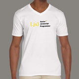Senior Javascript Programmer Men’s Profession V Neck T-Shirt India