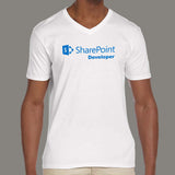 Sharepoint Developer V Neck T-Shirt For Men India