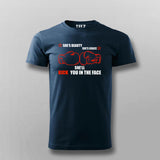 She's Beauty She's Grace She'll Kick You In The Face T-shirt For Men