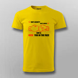 She's Beauty She's Grace She'll Kick You In The Face T-shirt For Men