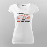 She's Beauty She's Grace She'll Kick You In The Face T-Shirt For Women