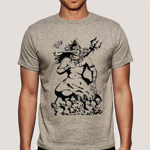 Buy Lord Shiva Holy Smoke Men's T-shirt  At Just Rs 499 On Sale! Online India
