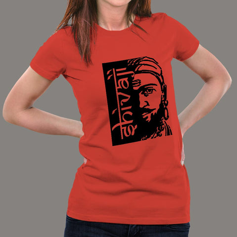 Shivaji Maharaj Women's T-Shirt online india