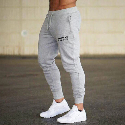 Show Me The Data Jogger Track Pants With Zip for Men –