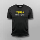 Silence Is Golden Funny Programming T-shirts For Men