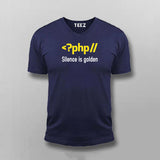 Silence Is Golden Funny Programming T-shirts For Men