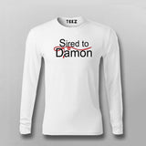 Sired To Damon Full Sleeve T-Shirt India