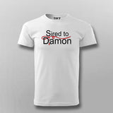Sired To Damon T-Shirt For Men