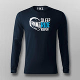 Sleep Ride Repeat T-Shirt For Men