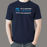 Software Developer Superpower Men's T-Shirt - Show Yours Now