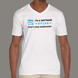 I’m a Software Developer, What’s your Superpower Men’s Profession V-Neck T-shirt Online