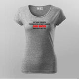 Software Engineer T-Shirt For Women
