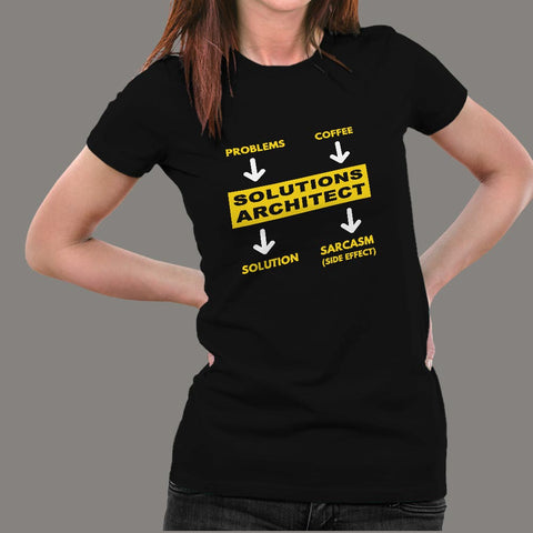 Solutions Architect T-Shirt For Women Online India