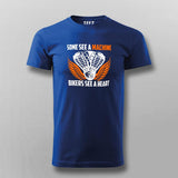 Some See A Machine Bikers See A Heart Men's Biker T-Shirt