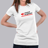 Sound Engineer T-Shirt For Women india