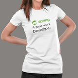 Spring Framework Developer Women’s T-Shirt India