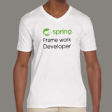 Spring Framework Developer V Neck T-Shirt Online