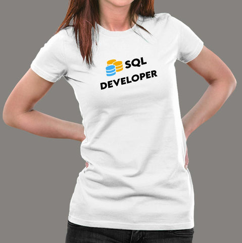 SQL Developer Women's Profession T-Shirt Online India