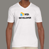 SQL Developer Men's Profession V-Neck T-Shirt Online
