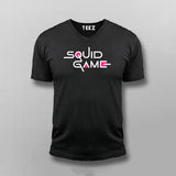 Squid game Series V Neck T-shirt For Men Online Teez