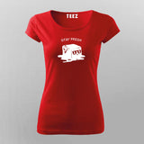 Stay Fresh Ice Funny   T-Shirt For Women