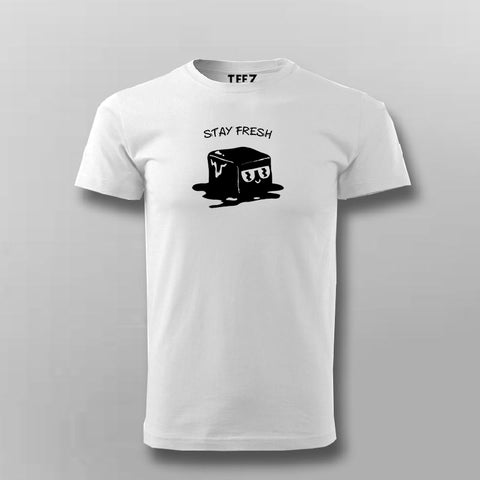 Stay Fresh Ice Fuuny T-shirt For Men Online India 
