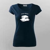 Stay Fresh Ice Funny   T-Shirt For Women