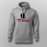 Stay Hungry Stay Foolish Funny Apple Developer Hoodies For Men
