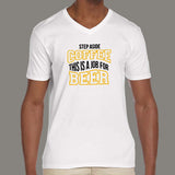 Step Aside Coffee This Is A Job For Alcohol T-Shirt For Men