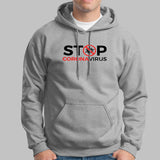 Stop Corona Virus T-Shirt For Men