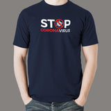 Stop Corona Virus T-Shirt For Men