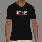 Stop Corona Virus T-Shirt For Men