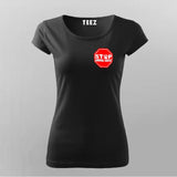Stop Animal Abuse T-Shirt For Women Online India
