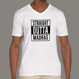 Straight Outta Madras Men's v neck T-Shirt online india