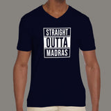 Straight Outta Madras Men's v neck T-Shirt online