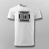 Straight Outta Coding T-Shirt - Freshly Compiled