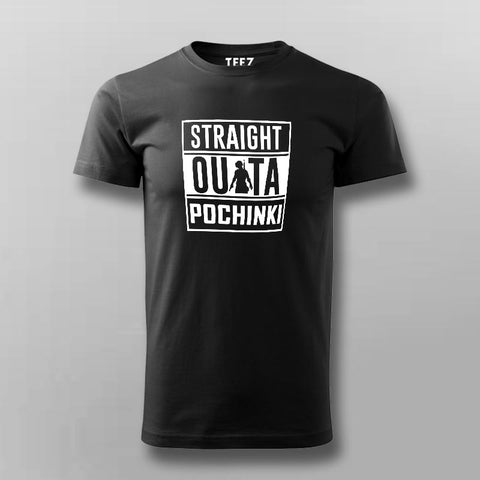 Straight Outta Pochinki T-Shirt For Men Online India
