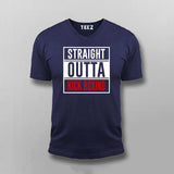 Straight outta kick boxing T-shirt For Men