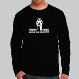 Stray Pride Rescue Dog Advocate T-Shirt For Men