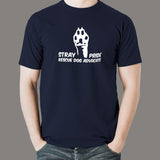 Stray Pride Rescue Dog Advocate T-Shirt For Men Online