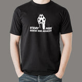 Stray Pride Rescue Dog Advocate T-Shirt For Men