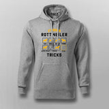 Stubborn Rottweiler Dog Tricks Funny Dog Hoodies For Men