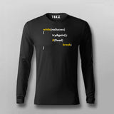 Success Algorithm Coding Full Sleeve  T-shirt For Men Online Teez