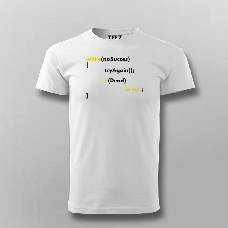 Success Algorithm Coding T-shirt For Men – TEEZ.in