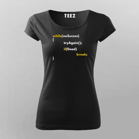 Success Algorithm Coding T-shirt For Men Online India