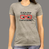 I Suck At Seeing or Myopia Glasses Women's T-Shirt