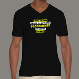 Super Cool Programmer V Neck T-Shirt For Men Online India